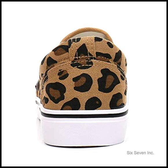 Classic Slip On Sneakers Canvas Low Top Comfortable Memory Cushion Casual - Picture 3 of 7